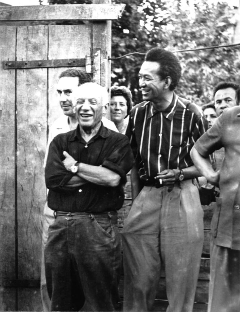 P. Picasso, W. Lam, Vallauris, 1954