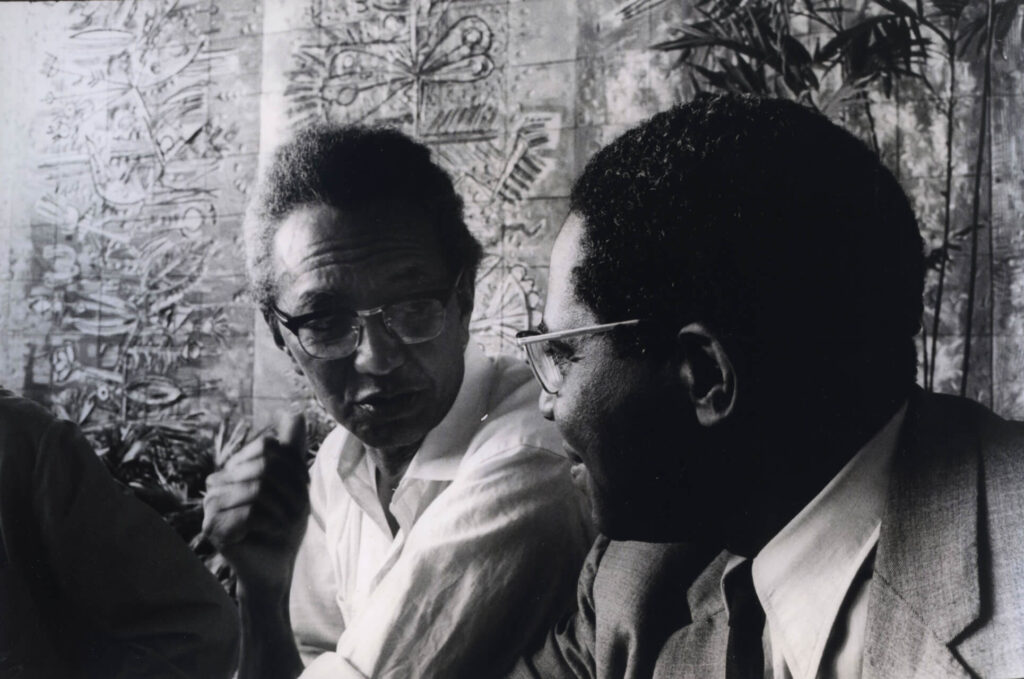 W. Lam, A. Césaire, Havana, 1967