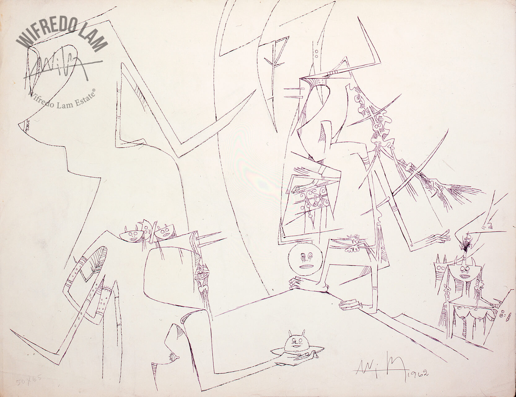 Drawings and inks of Wifredo Lam