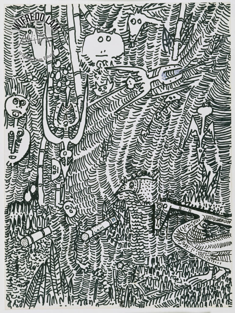Untitled, 1980 - Drawings - Wifredo Lam