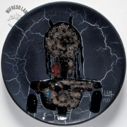 Poussière d'atomes ceramic, 1975 - Wifredo Lam