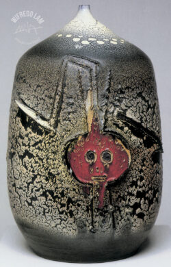 Vase, II ceramic, 1975 - Wifredo Lam