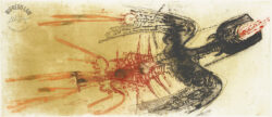 Oiseau ferraille, 1965 - Etchings - Wifredo Lam