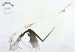 Contre une maison sèche, 1974 - Etchings - Wifredo Lam
